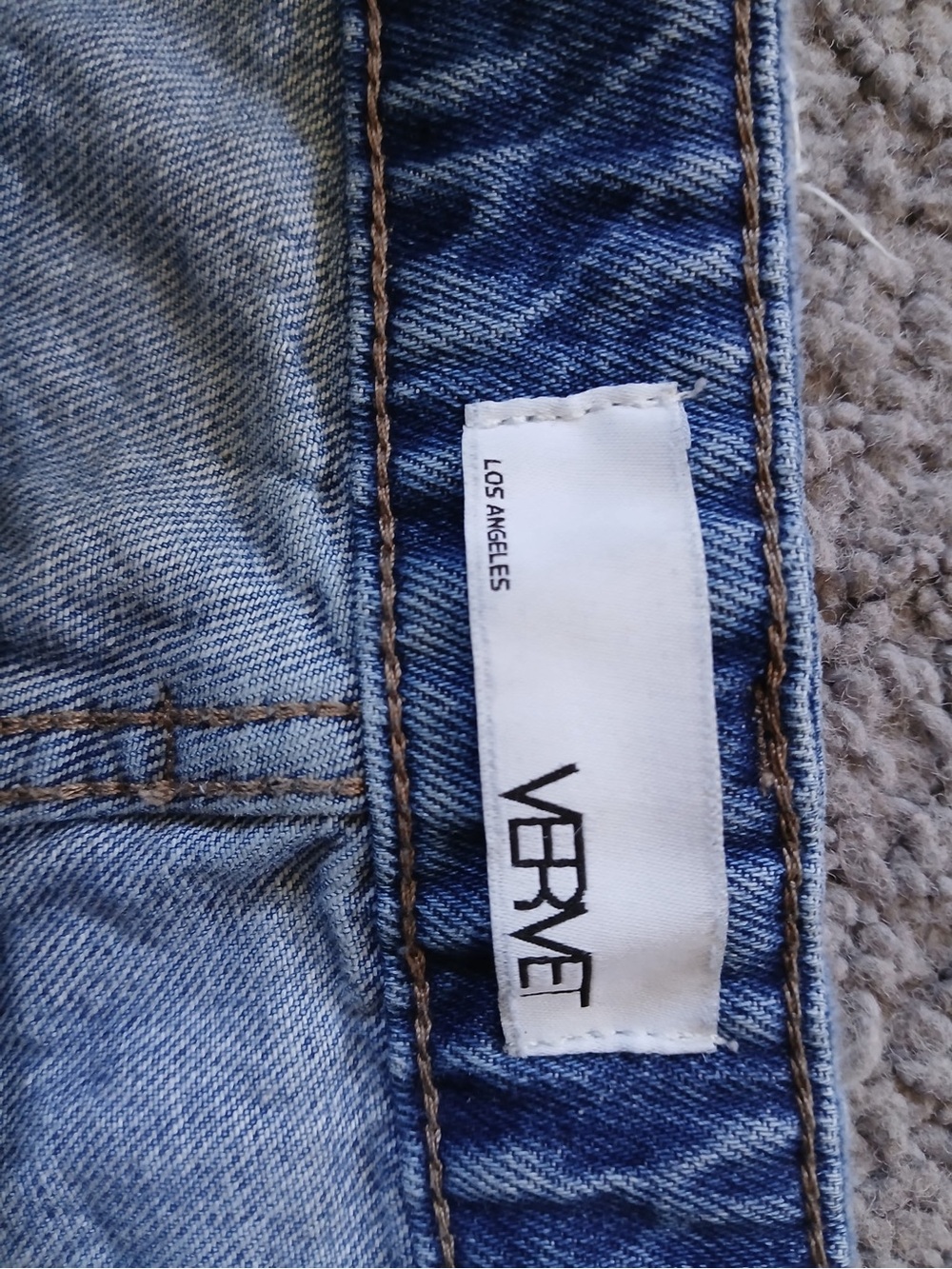 Women's Light Blue Distressed Straight-Leg Jeans - Casual High Rise - Picture 5 of 7